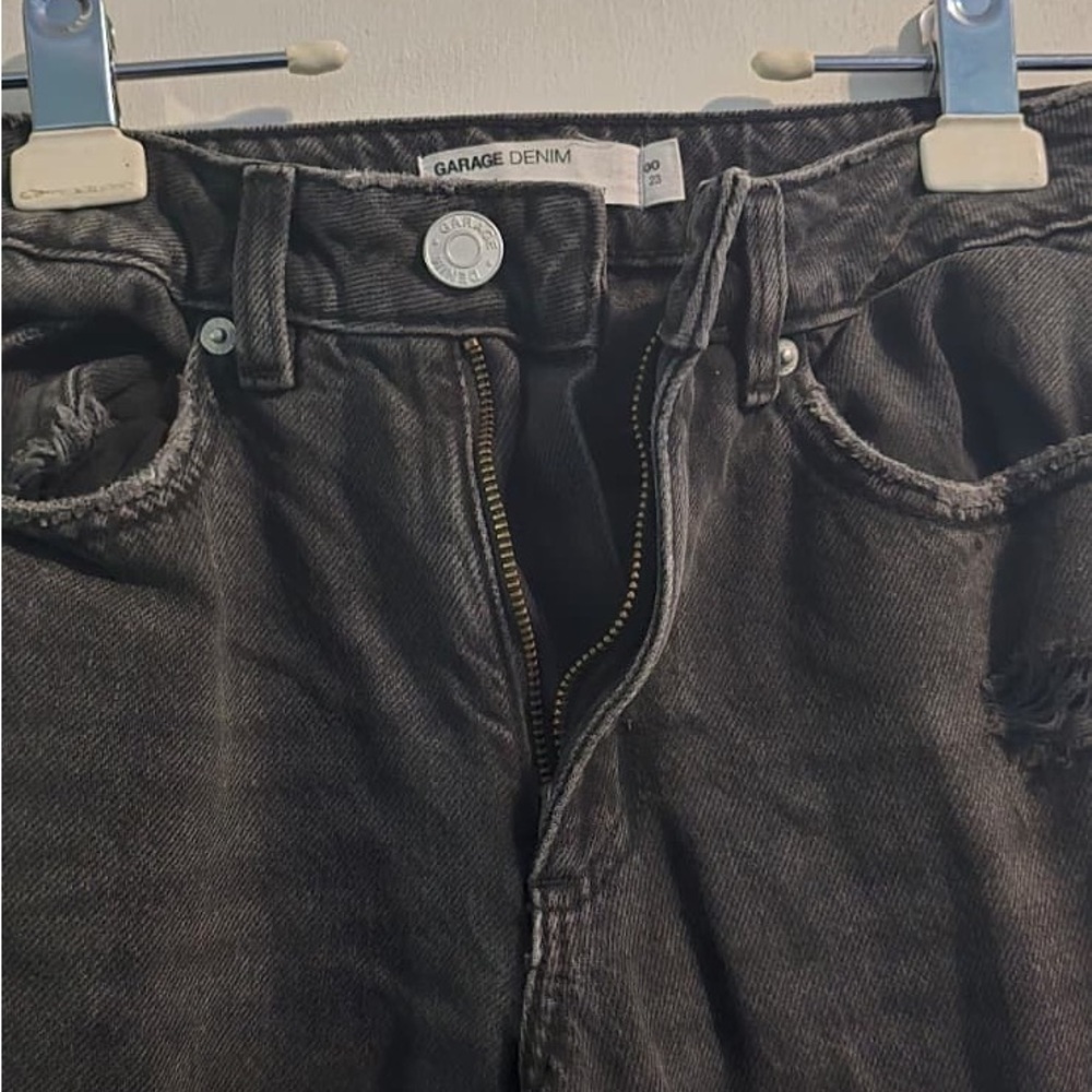 Garage Black Distressed Women Jeans - Picture 4 of 7